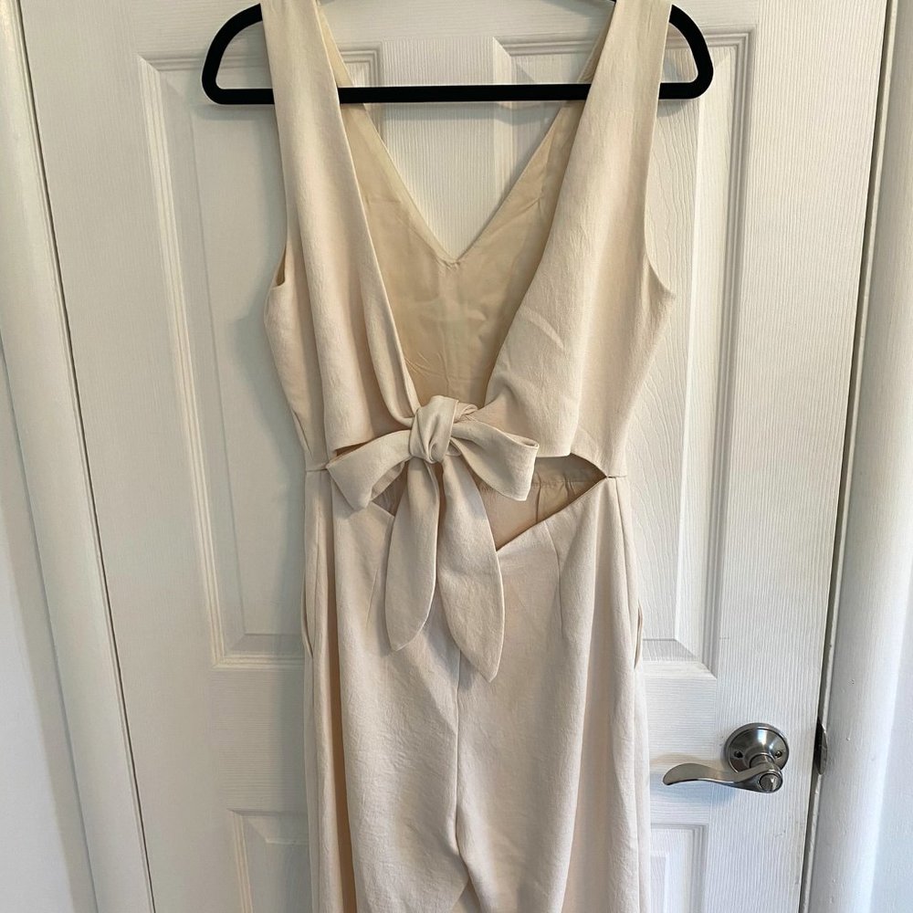 Aritzia off-white jumpsuit
